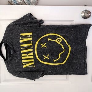 Acid wash Nirvana t-shirt
